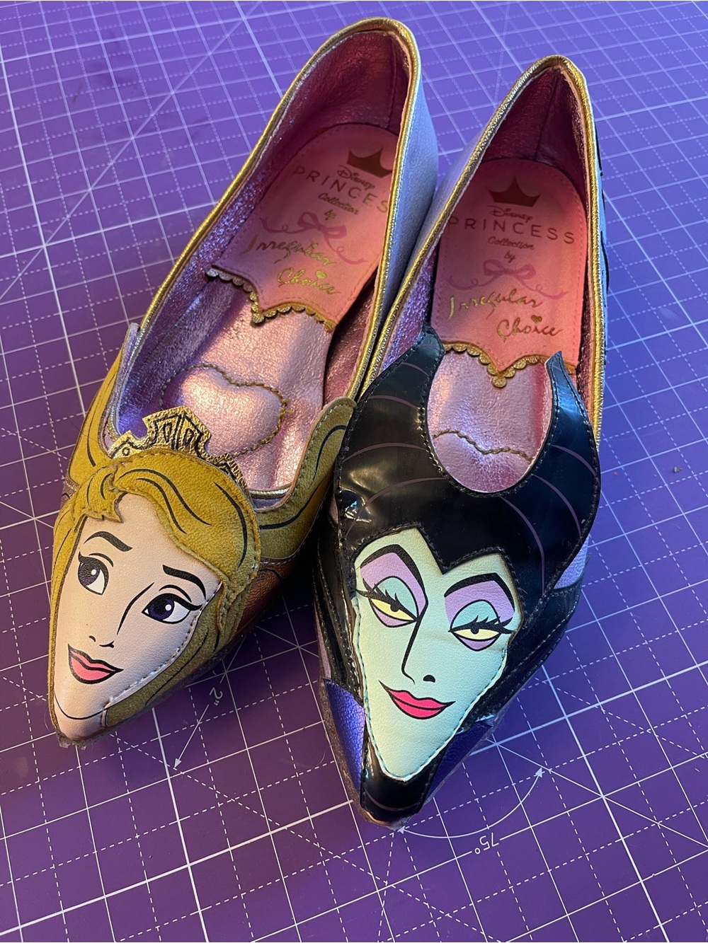 READ Description! EUC Irregular Choice Size 38 Sleeping Beauty Flats